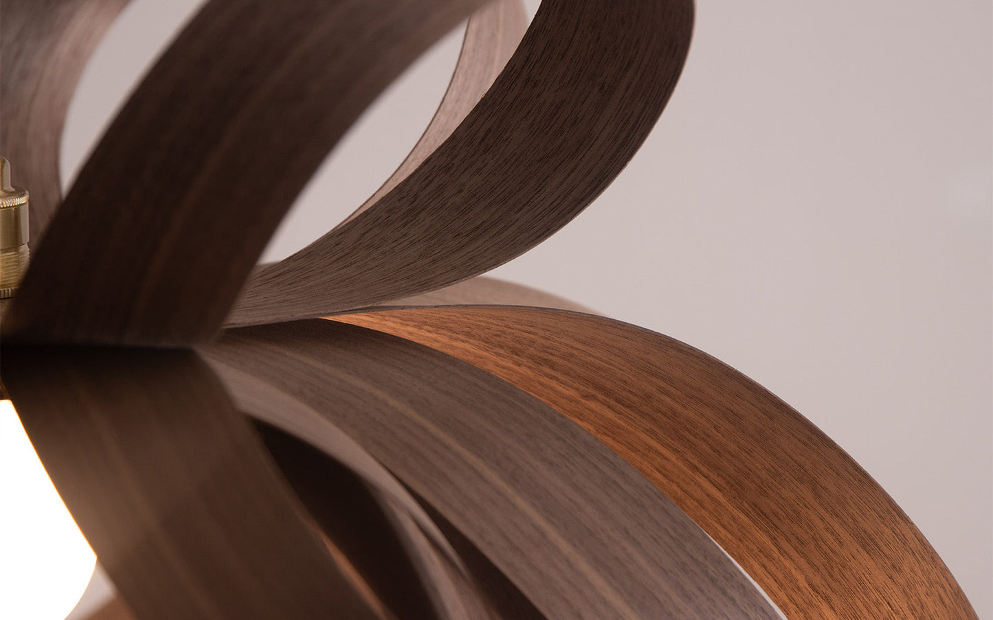 Skipper Pendant - Trio Cluster - oak wood