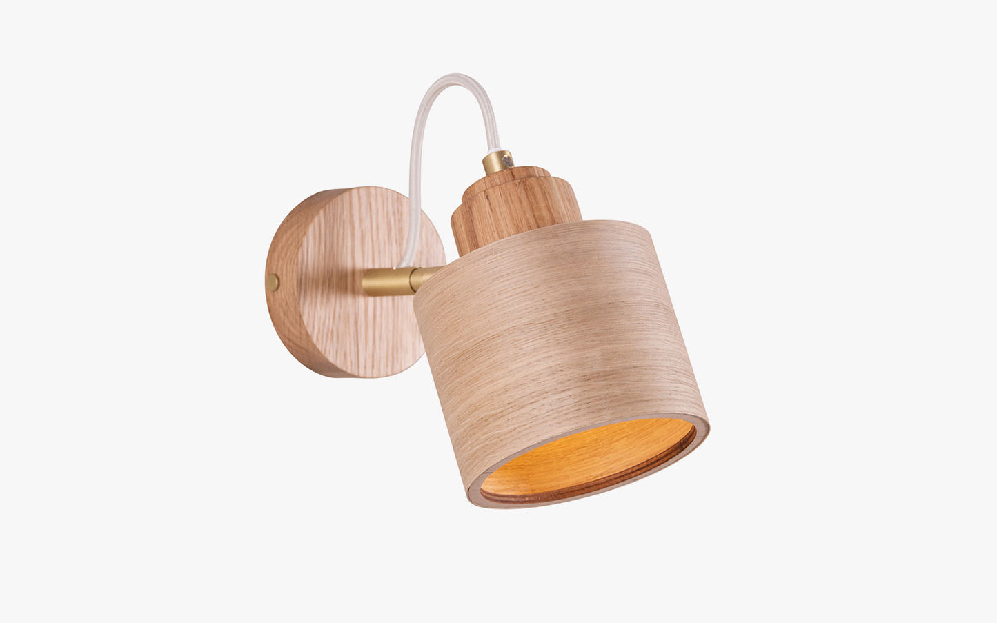 Spire Wall Light - oak wood