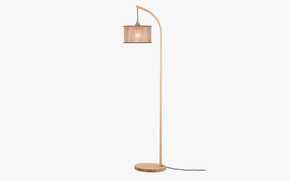 Artus Small - Stem Floor Light - oak wood