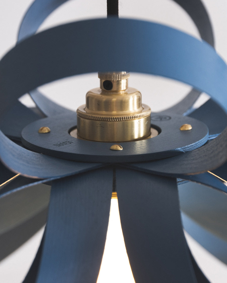 Cove Skipper Pendant Small - Falmouth Blue - iron