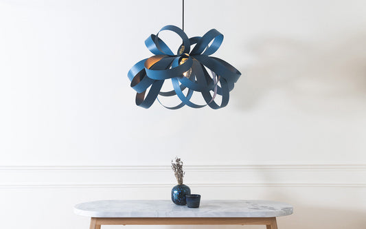 Cove Skipper Pendant - Falmouth Blue - iron