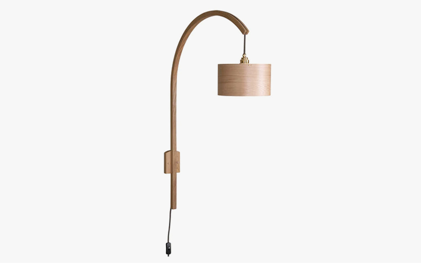 Kanna - Tilow Wall Light Large - oak wood