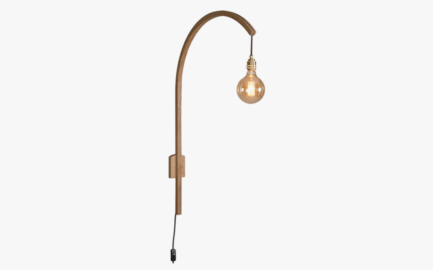 Tilow Wall Light Large - oak wood