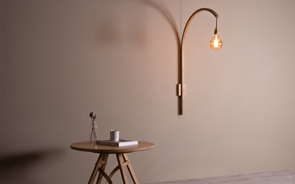 Tilow Wall Light Large - oak wood