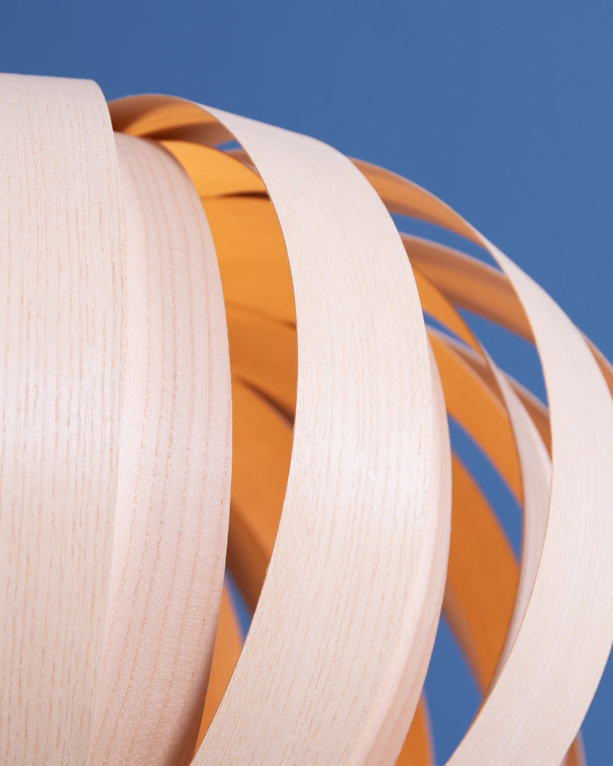 Urchin Pendant Range - Trio Cluster - oak wood