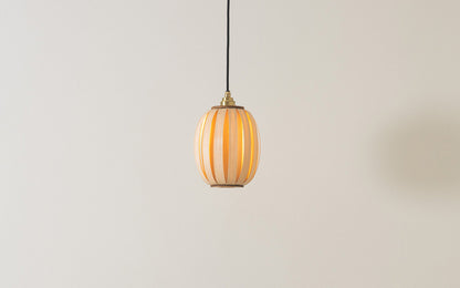 Urchin Oval Pendant - oak wood