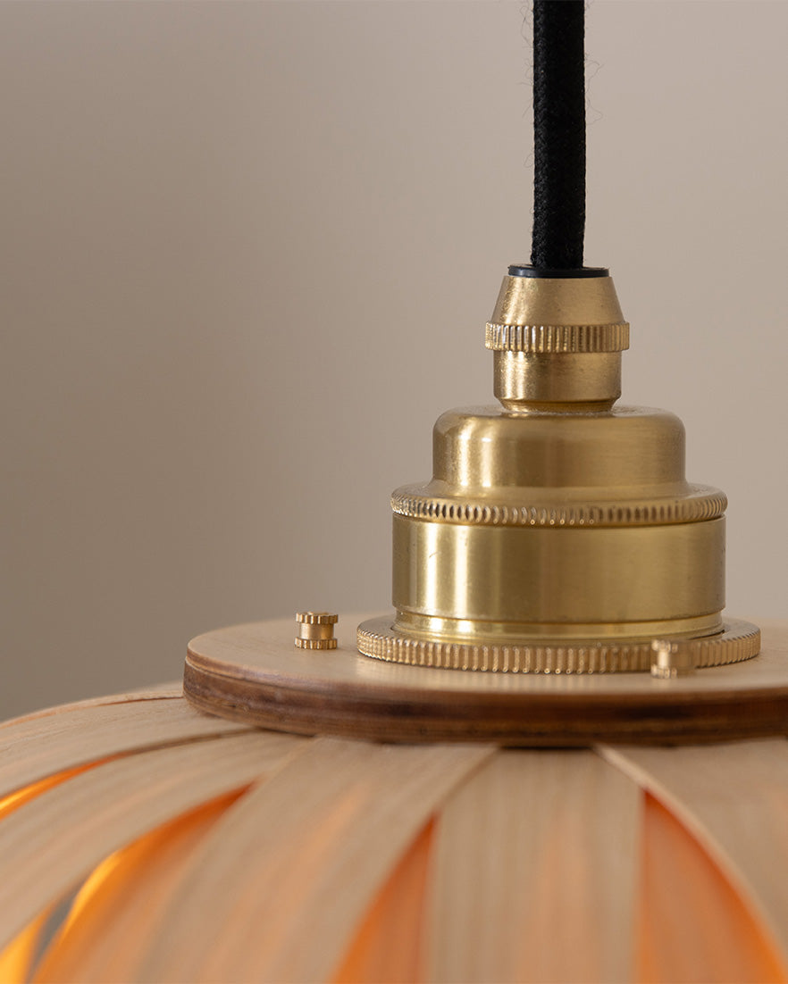 Urchin Pendant X-Small - oak wood