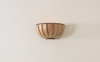 Urchin Wall Uplighter - oak wood