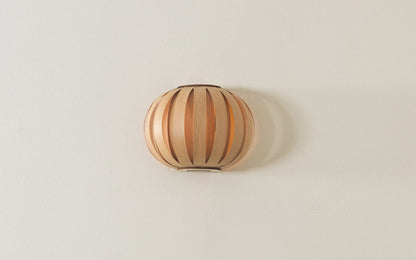 Urchin Wall Light - oak wood