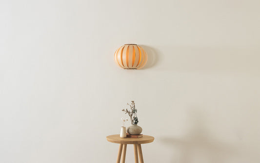 Urchin Wall Light - oak wood