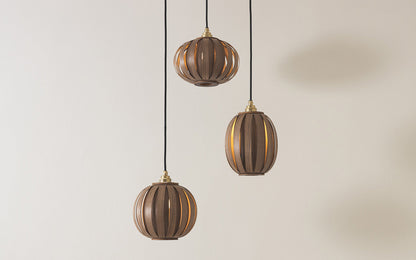 Urchin X-Small Range - Trio Cluster - oak wood