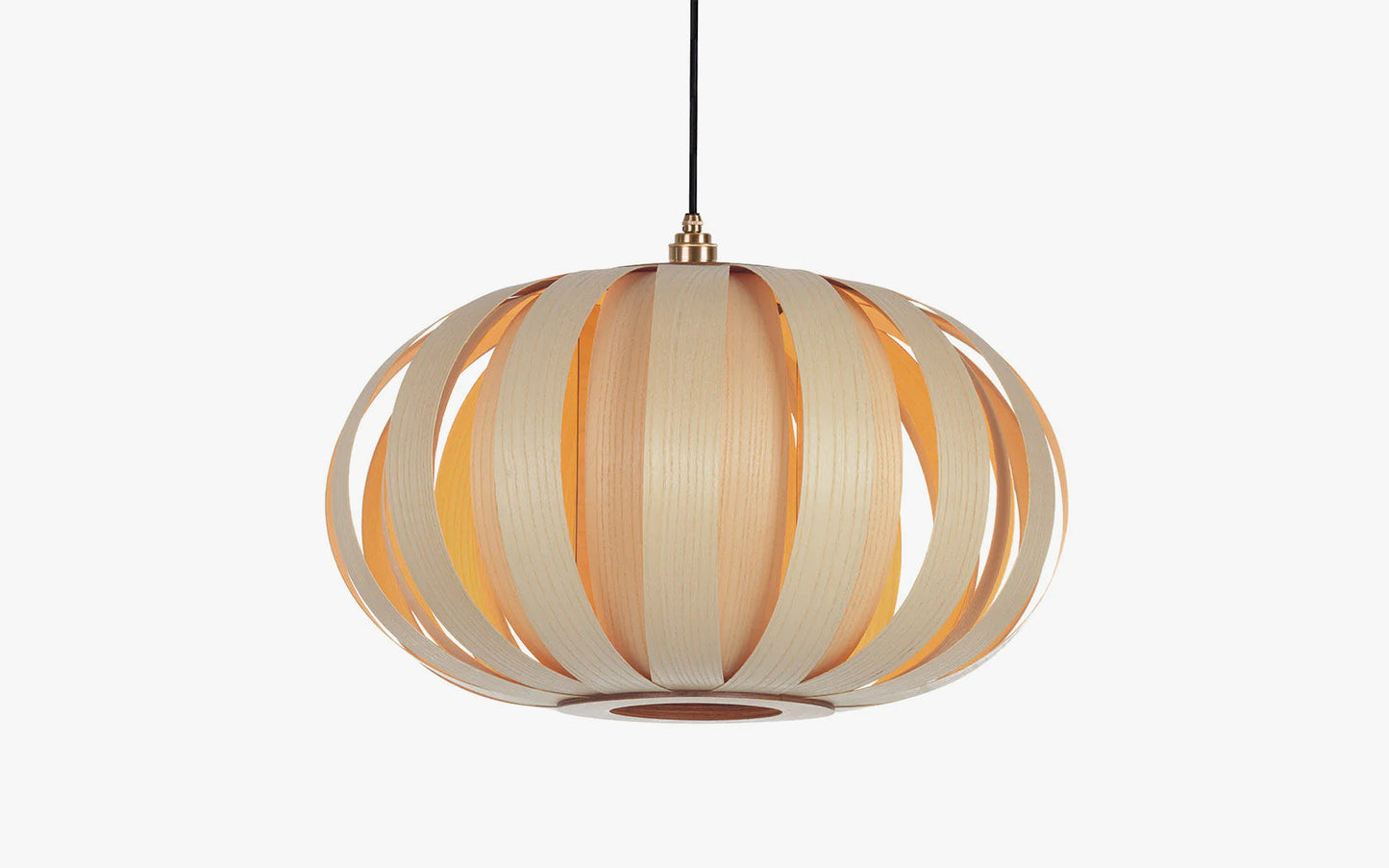 Urchin Pendant - oak wood