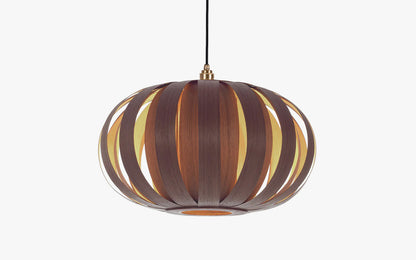 Urchin Pendant - oak wood