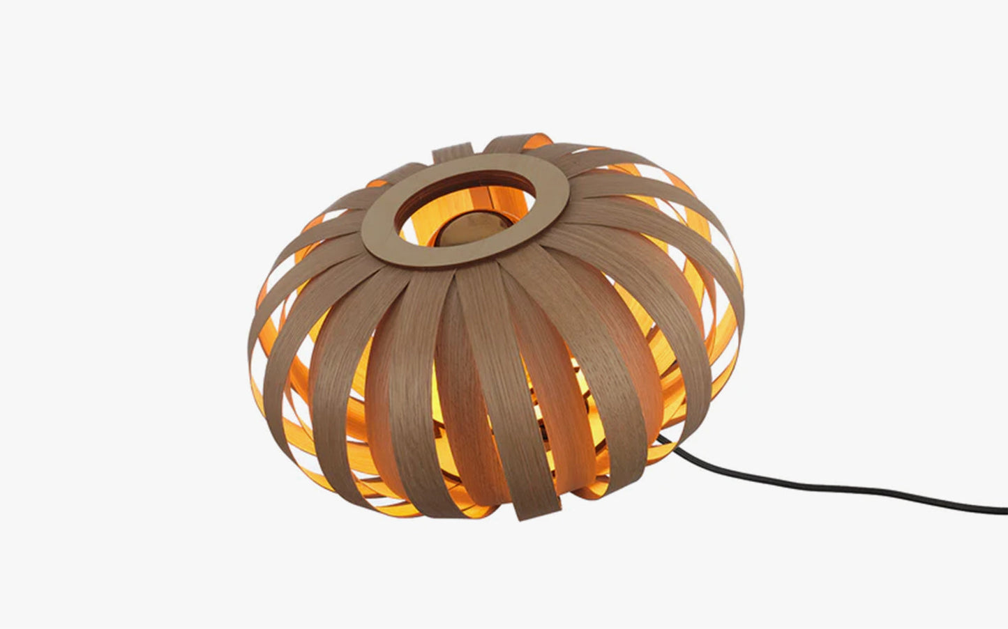 Urchin Table Light - oak wood