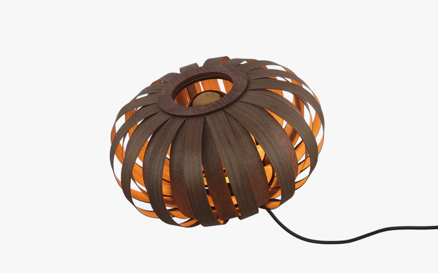 Urchin Table Light - oak wood