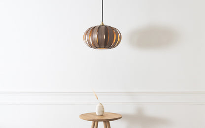 Urchin Pendant Small - oak wood