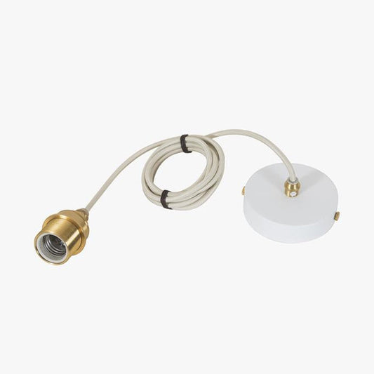 White & Brass Ceiling Kit - Included